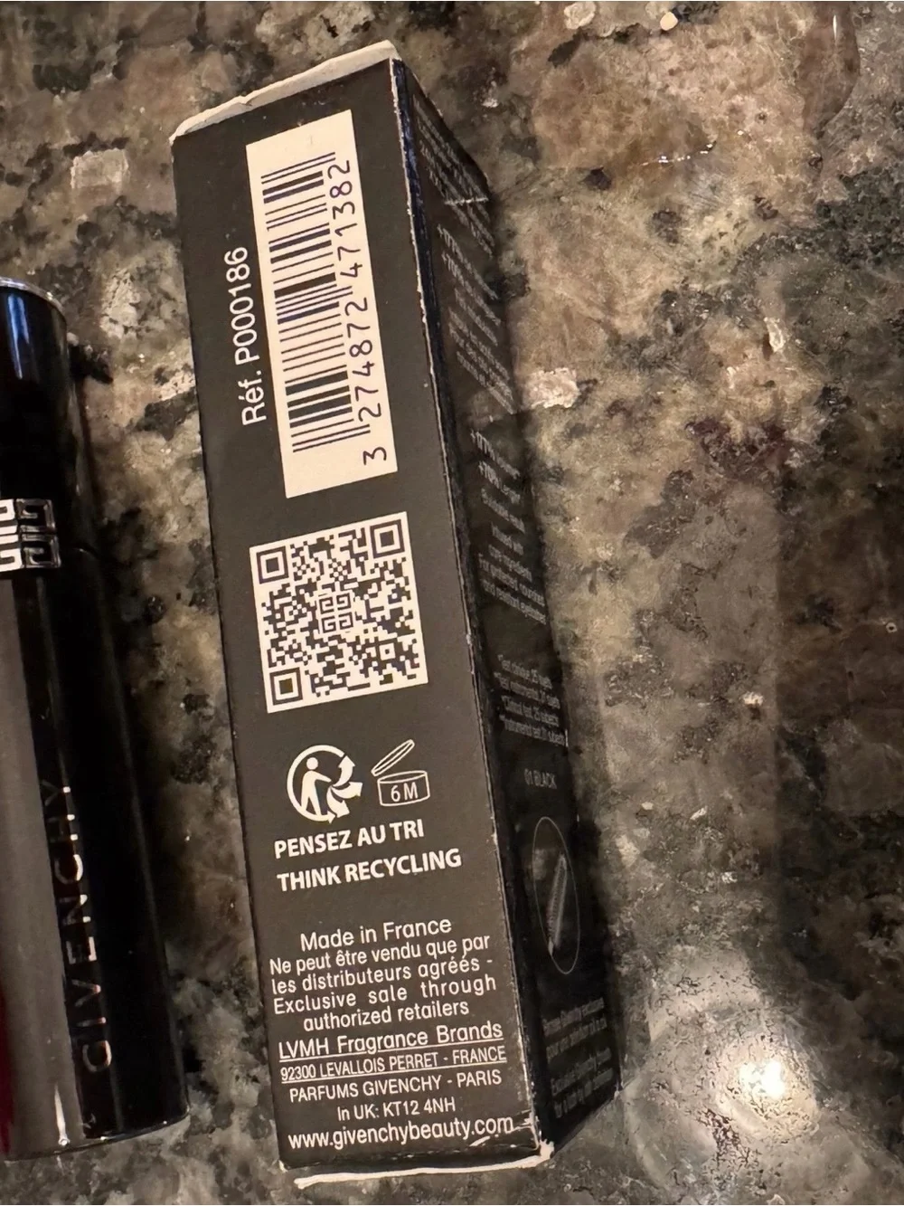 NEW Givenchy L'INTERDIT MASCARA COUTURE VOLUME 01 Black Travel Size 24 Hour Wear